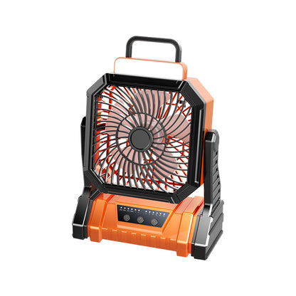 Portable USB Rechargeable Camping Fan with Light